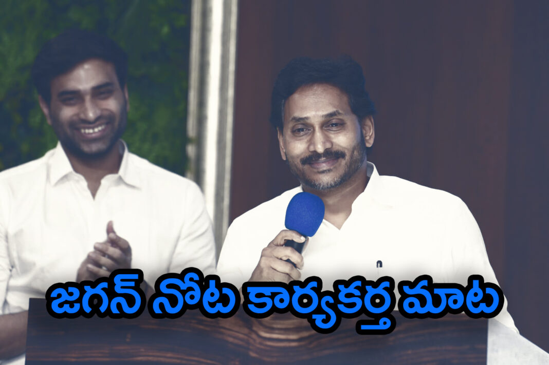 YS Jagan About Cadre